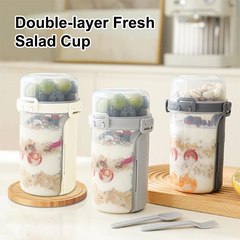 600ML Salad Oatmeal Cup Breakf - Meal Prep Yogurt Cups のレビューと価格