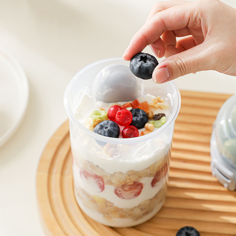 600ML Salad Oatmeal Cup Breakf - Meal Prep Yogurt Cups のレビューと価格