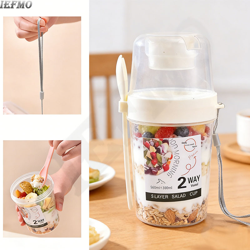 On-the-Go Salad Bowl Set with  - Meal Prep Yogurt Cups のレビューと価格