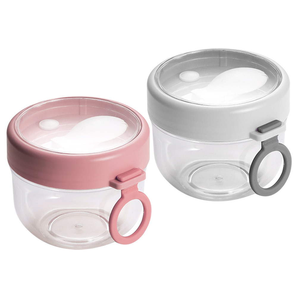 2Pcs Overnight Oats Containers - Meal Prep Yogurt Cups のレビューと価格