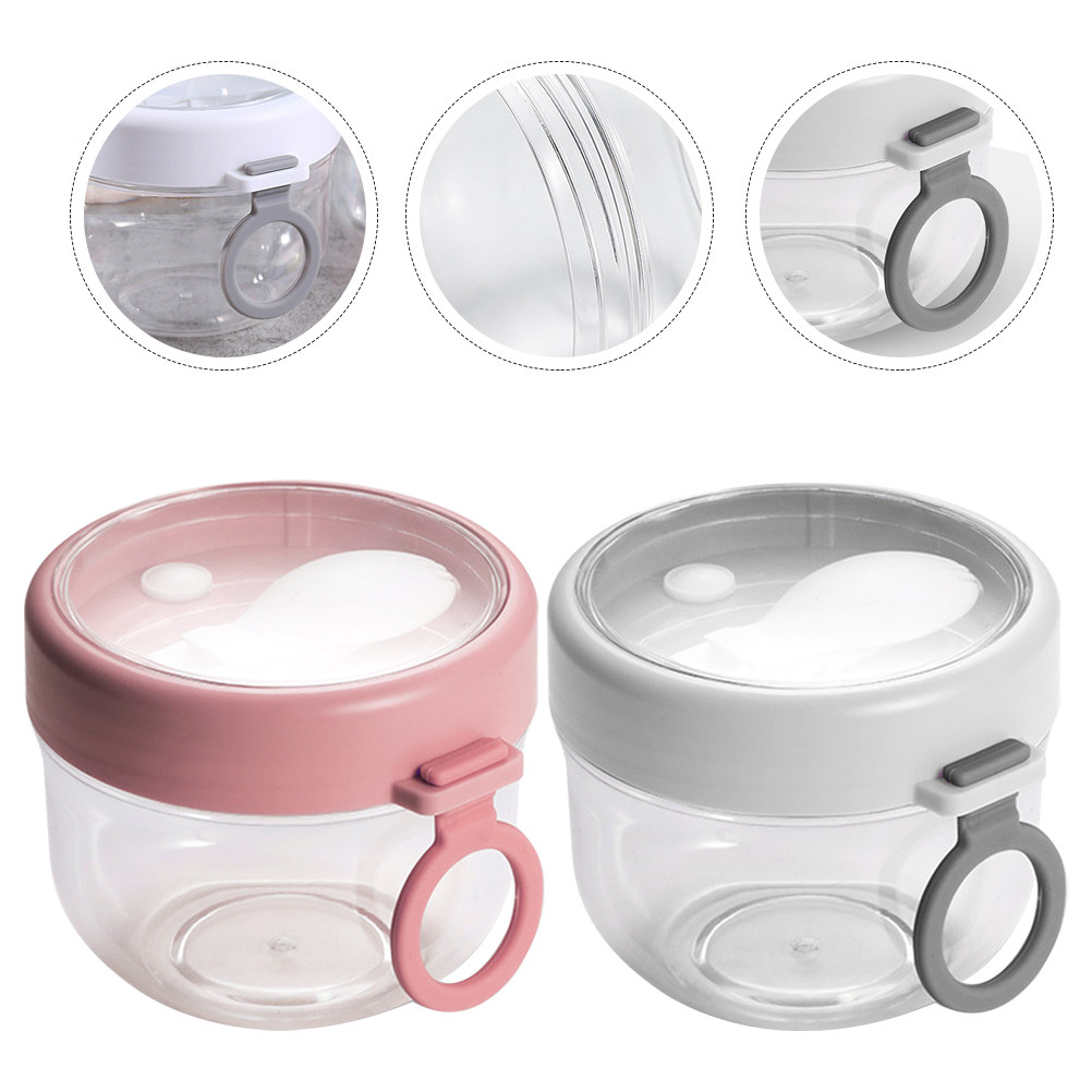 2Pcs Overnight Oats Containers - Meal Prep Yogurt Cups のレビューと価格