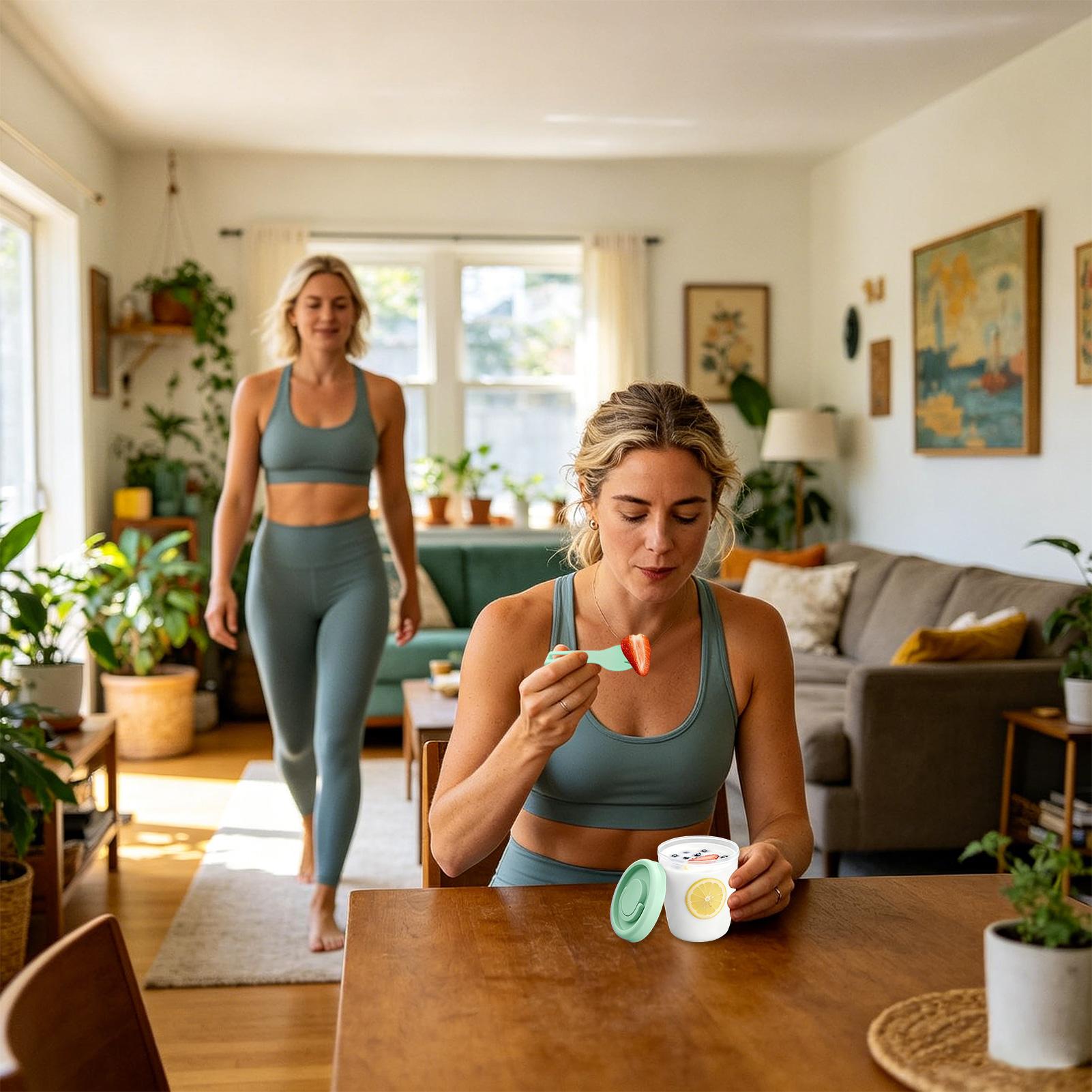 Yogurt Cups With Lids Draining - Meal Prep Yogurt Cups のレビューと価格