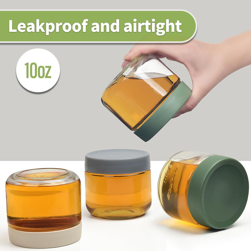 10oz Glass Overnight Oats Jars - Meal Prep Yogurt Cups のレビューと価格